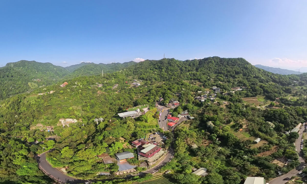 Taipei scenic area Aerial video - Maokong
