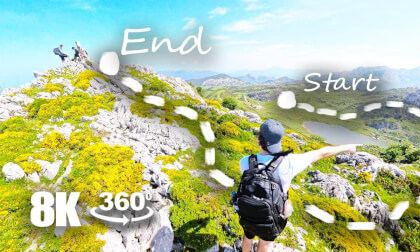 Relaxing Hike in 360 Virtual Reality With Friends | 8K VR