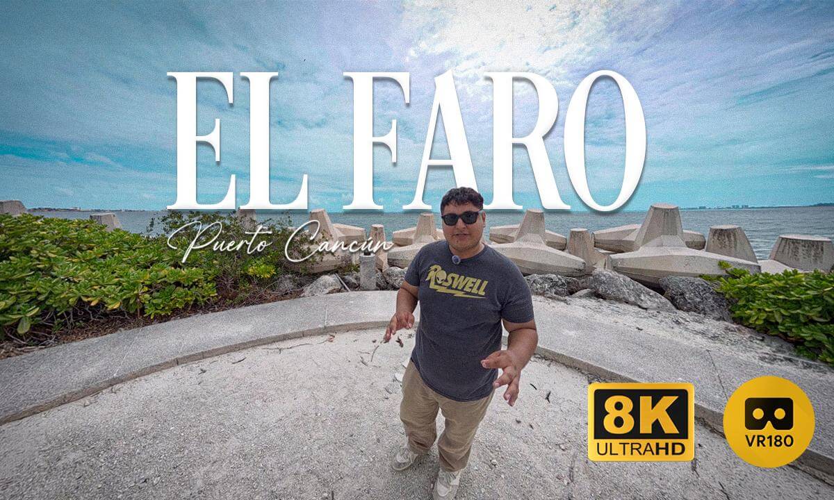El Faro - Marina Puerto Cancún | Inmersive Walk (EN Subs) VR 180 8K