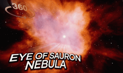 Once in a Lifetime 360° VR Journey into the "Eye of Sauron" Nebula [4K]