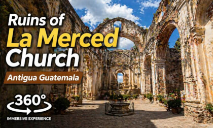 Inside La Merced Church (Antigua Guatemala) 🇬🇹 | 360° Immersive Experience