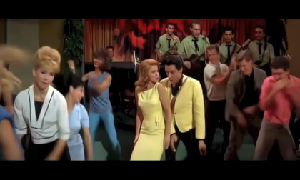 Elvis Presley and Ann-Margret  in "What'd I Say" sequence from Viva Las Vegas (1964)