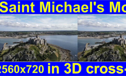 Mont Saint Michel, Normandy, France in 3D side-by-side cross-view "by angel's eyes - iXYt" as VR Mont Saint Michel, Normandy, France in 3D side-by-side cross-view "by angel's eyes - iXYt" as VR