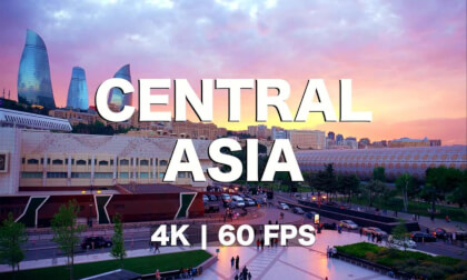 Central Asia 4K – Relaxing Scenery & Hidden Gems with Calming Music - Peaceful Nature Escape-