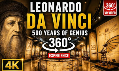 Leonardo da Vinci Exhibition 360° | Full Walkthrough – 500 Years of Genius