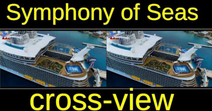Symfony of Seas cruise ship in 3D side-by-side cross-view "by angel's eyes - iXYt" Symfony of Seas cruise ship in 3D side-by-side cross-view "by angel's eyes - iXYt"
