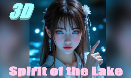 3D VR Ai Girls, Song - Spirit of the Lake, Ai Art, 湖の精霊, Aiビデオ, Ai音楽, #spiritualsong