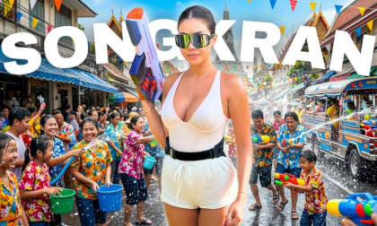 Thailand's Craziest Water Festival: Songkran | www.VRwithKaty.com