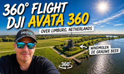 DJI Avata 360 Flight Over Dutch Windmill | Limburg 8K VR Experience