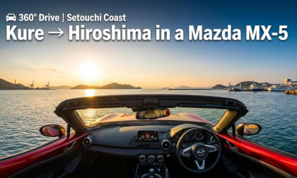 Driving Kure to Hiroshima in a Mazda MX-5 | Seto Inland Sea Coastal Route | 360° VR Drive Japan