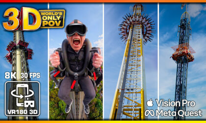 DON'T LOOK DOWN 3D! 😱 Vertical Fear: 3 VR Freefall Towers 🟥 Ultimate 8K VR180 Spatial HDR Experience
