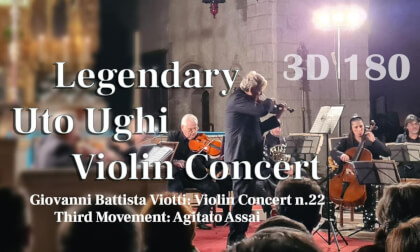 Uto Ughi Violin Concert-PART 2C-8K VR 180 HQ Audio - Viotti: Violin Concert nr22