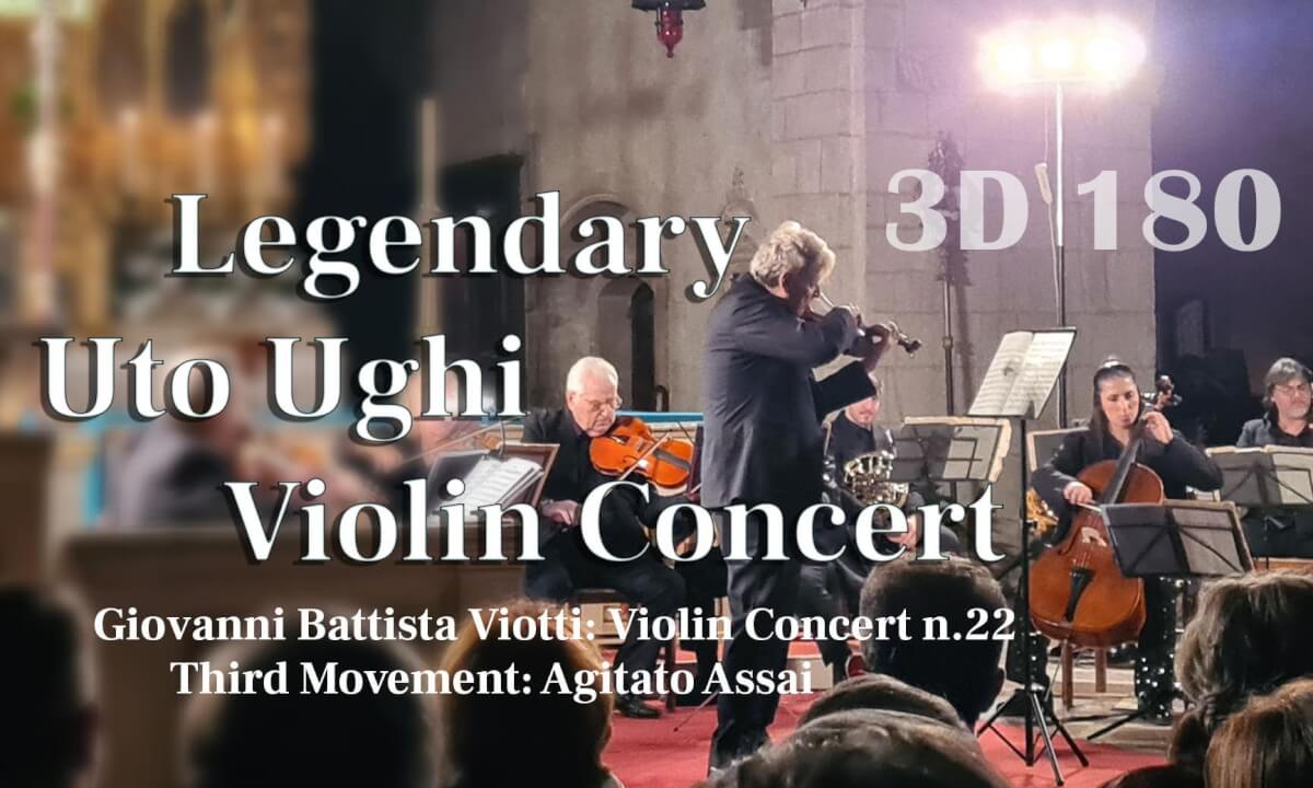 Uto Ughi Violin Concert-PART 2C-8K VR 180 HQ Audio - Viotti: Violin Concert nr22