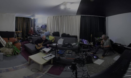 the trio "Kühle" and "Blue in Green" rehearsal 04/23/2026  VR180 8k