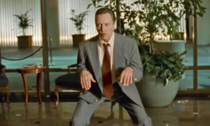 Christopher Walken dances to Fatboy Slim's  "Weapon Of Choice" (2001)