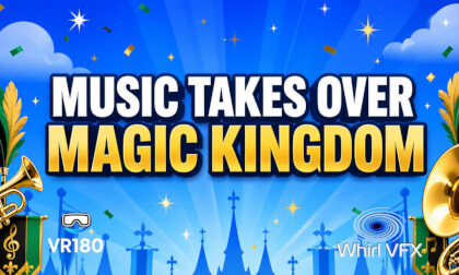 Music Takes Over Magic Kingdom | Chamberlain HS Band & Adventure Friends Cavalcade | VR180 3D 8K