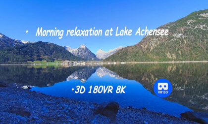Morning relaxation at Lake Achensee