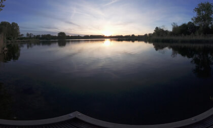 Sunset over the lake, 26/04/2026
