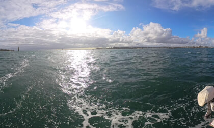Navigating the Batz Island Channel & Unfurling the Genoa (360° Sailing)