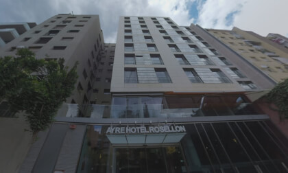 360 VR Ayre Hotel Rosellon near Sagrada Familia, Barcelona