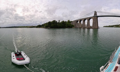 Historic Passage: Under the Menai Suspension Bridge in 360° VR (Wales)