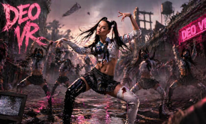 Hot Schoolgirl Dance in Post-Apocalyptic World | 180° VR