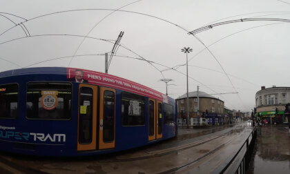 Super tram, hillsborough, Sheffield
