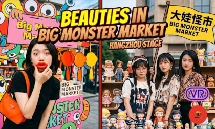 【180° VR】Beauties & Beasts: Exploring the 2026 Big Monster Market Hangzhou Stage | Immersive Visual Journey