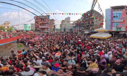8K 360° VR POV – Tokha Biska Jatra 2083 | Kathmandu, Nepal | Inside the Crowd Experience Part 1