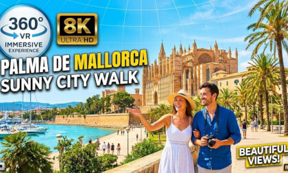 Walking Tour of Palma de Mallorca 🌴- 8K 360° VR