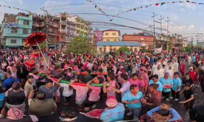 8K 360° VR POV – Tokha Biska Jatra 2083 | Kathmandu, Nepal | Inside the Crowd Experience Part 4