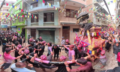 8K 360° VR POV – Tokha Biska Jatra 2083 | Kathmandu, Nepal | Inside the Crowd Experience Part 6