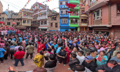 8K 360° VR POV – Tokha Biska Jatra 2083 | Kathmandu, Nepal | Inside the Crowd Experience Part 7