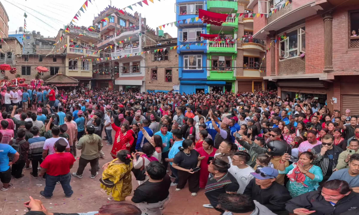 8K 360° VR POV – Tokha Biska Jatra 2083 | Kathmandu, Nepal | Inside the Crowd Experience Part 7