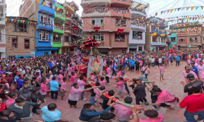 8K 360° VR POV – Tokha Biska Jatra 2083 | Kathmandu, Nepal | Inside the Crowd Experience Part 9