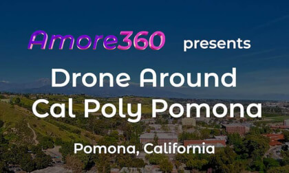 Drone Around Cal Poly Pomona in 8k 360