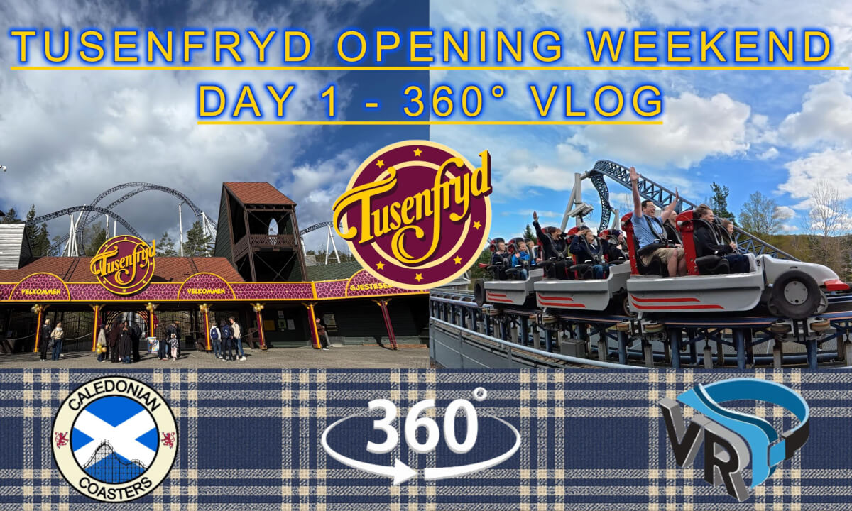 Is Tusenfryd opening weekend worth a visit? | Day 1 | 360° vlog