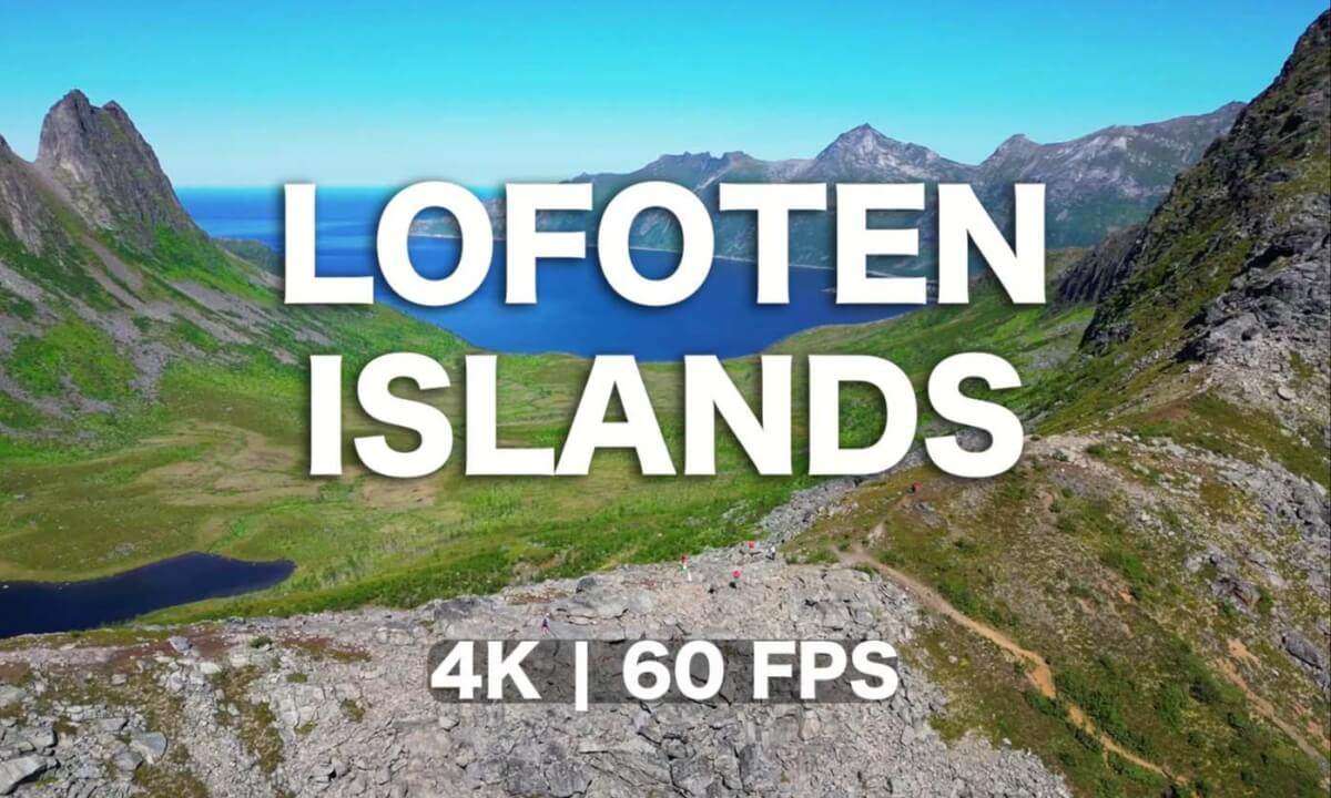 Lofoten Islands 4K – Hidden Gems & Relaxing Arctic Scenery with Calming Music 🌊🏔️✨