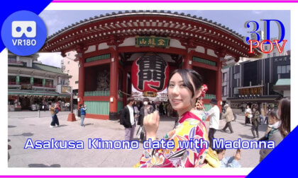 [Short Story, Japanese Audio] AlisA part2/2 Asakusa Kimono Date with Madonna ( Amidst the full bloom of cherry blossoms, I set off for my promised date in Asakusa with the company's Madonna! )