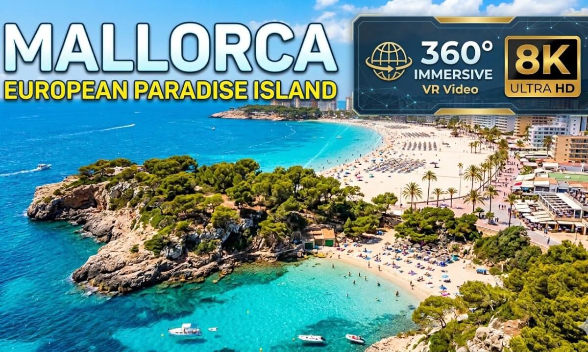 MALLORCA : Crystal Clear Waters & Island Vibes 🌴- 8K 360° VR