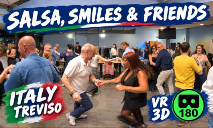Salsa Night in Treviso, Italy – Dinner & Social Dance | 180° VR 3D 8K Experience 💃🕺 18/04/26