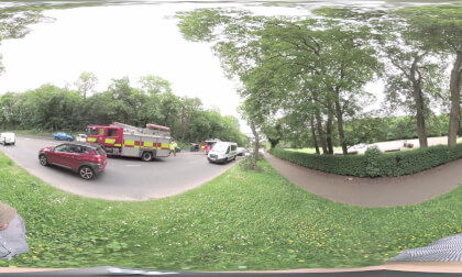 A car accident