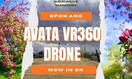 Otis Orchards WA Amazing Spring Flight Full Bloom 8k VR360