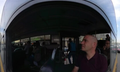 A bus through Cairo, Egypt - 360° Insta360 X3