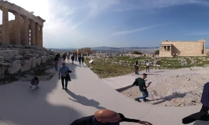 Acropolis: Parthenon, Erechtheion, Propylaea, Athina (Athens), Greece - 360° Insta360 X3