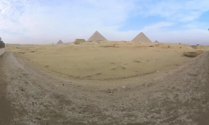 Camel ride (part 2), Pyramids of Giza, Egypt - 360° Insta360 X3