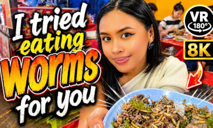 Is This the Most Shocking FOOD in Thailand? 3D VR180 Vlog in Night Market Thailand