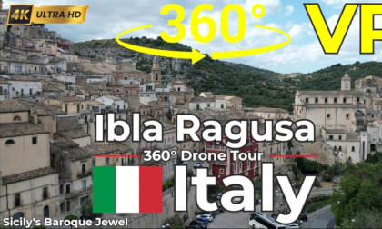 Ragusa Ibla Italy 360° Drone Tour – Stunning Baroque Old Town in 4K VR