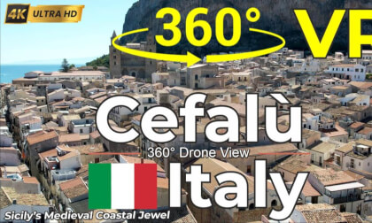 Cefalù Italy 360° Drone Tour – Stunning Coastal Town in 4K VR