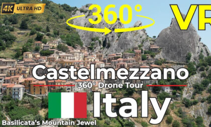 Castelmezzano Italy 360° Drone Tour – Stunning Mountain Village in 4K VR